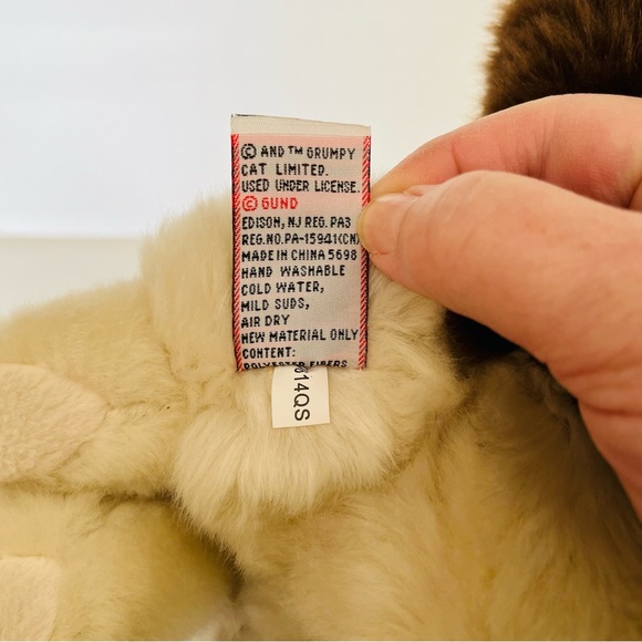 GUND Grumpy Cat Siamese Cat Stuffed Animal Plush Lovey Favorite Toy Child Play - Picture 3 of 6